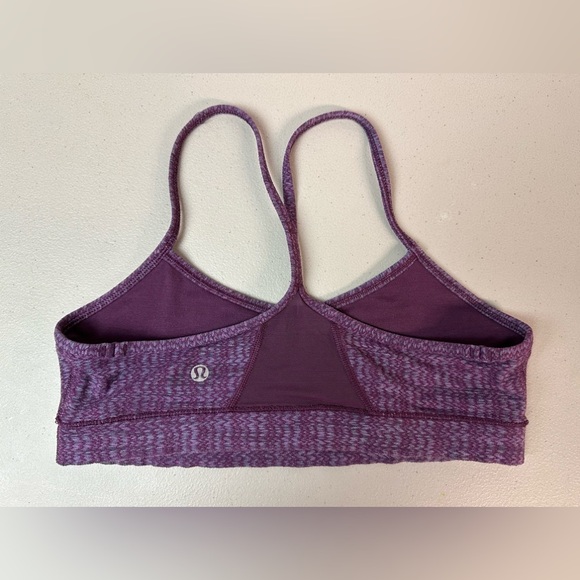 Lululemon size 8 Flow Y IV Purple Bra - Picture 2 of 4